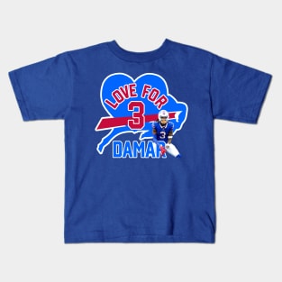 Love for 3 damar Kids T-Shirt